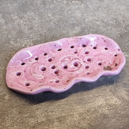 Pink Soap Holder