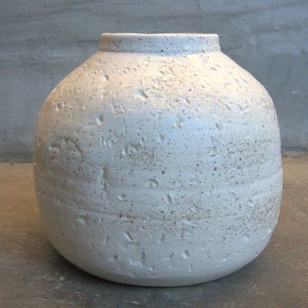 WHITE BUBBLE VASE