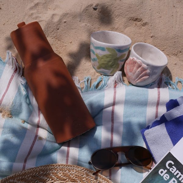 HANDMADE CLAY WATER BOTTLE