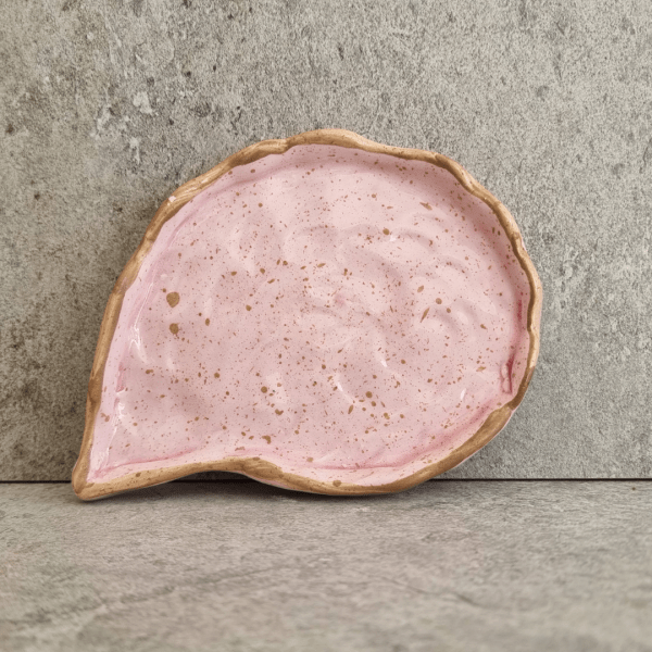 SHELL PLATE - PINK SMALL
