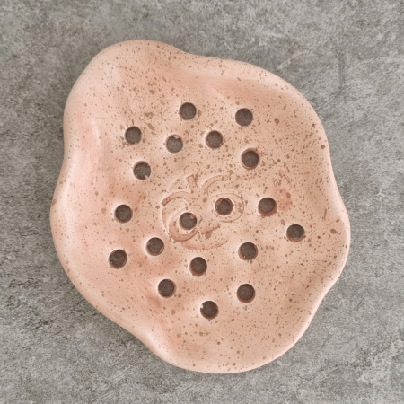 HANDMADE SOAP HOLDER - PEACH