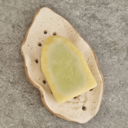 HANDMADE SOAP HOLDER - WHITE