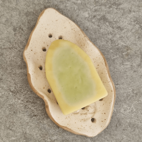 HANDMADE SOAP HOLDER - WHITE