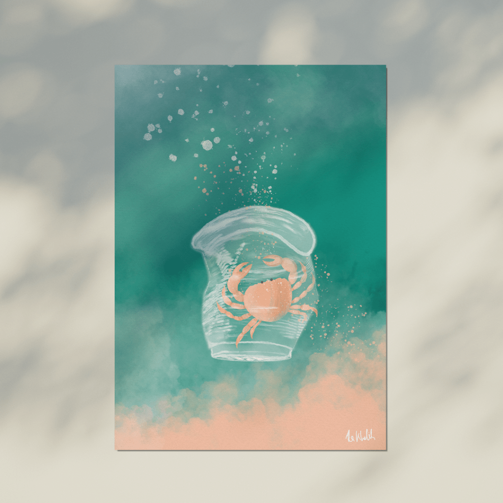 Crab in a cup Artwok