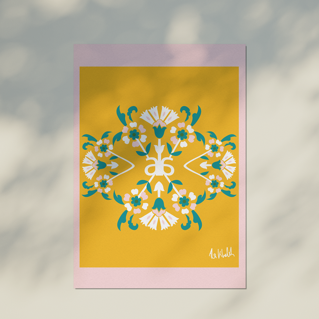 JERUSALEM CERAMIC FLOWERS Artwork