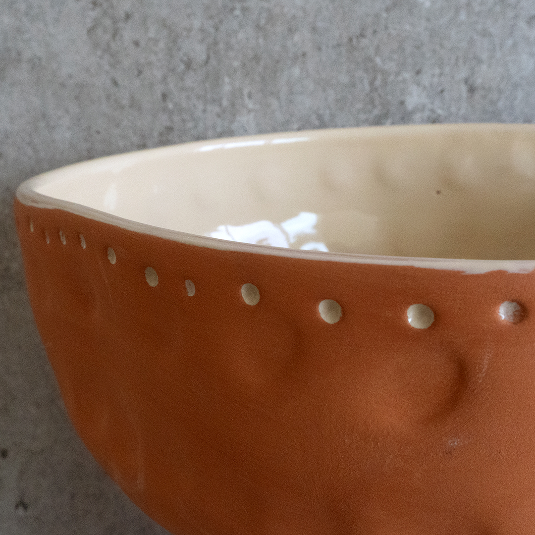 ELEVATED TERRACOTTA BOWL – A STATEMENT CENTERPIECE - Image 3