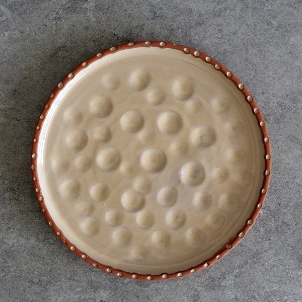 HANDMADE TEXTURED TERRACOTTA PLATE – The Bird of the Moon Collection